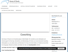 Tablet Screenshot of houseofclouds.de